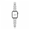 Luxury Rhinestone Apple Watch Band - Apple Watch 42/44/45/46/49mm - Zilver