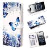iPhone 17e - Bookcase Print - Vlinder Blauw