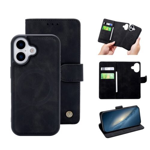 Casemania 2-in-1 Magnetic Magsafe Case - iPhone 17 - Zwart