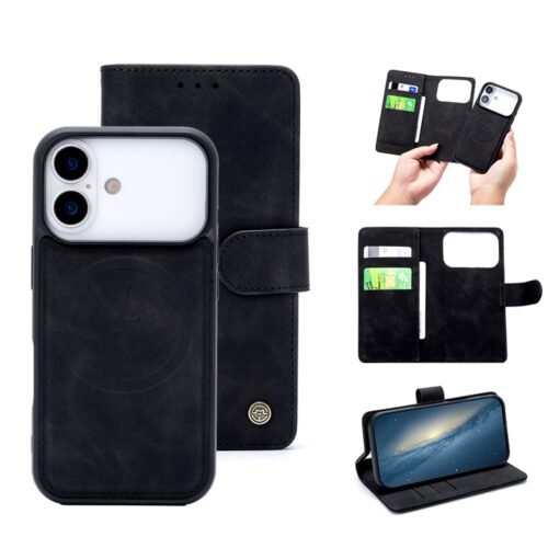 Casemania 2-in-1 Magnetic Magsafe Case - iPhone 17 Pro - Zwart