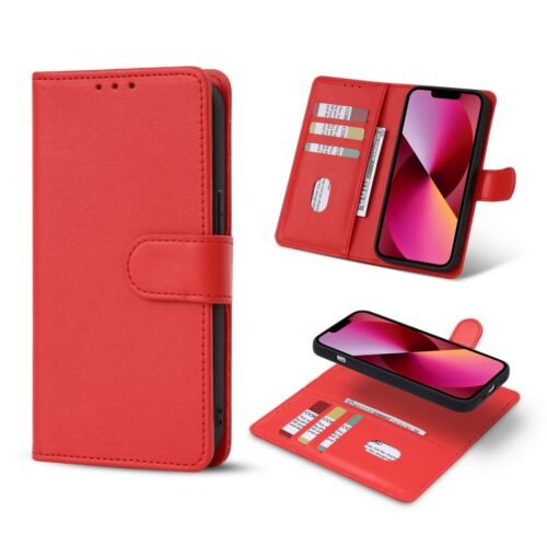 TF Magnetic 2-in-1 Bookcase - iPhone 16 Plus - Rood
