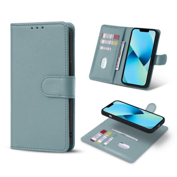 magnetic-2-in-1-bookcase-iphone-13-turquoise-96139-nl-S.jpg TF Magnetic 2-in-1 Bookcase - iPhone 16 Plus - Turquoise