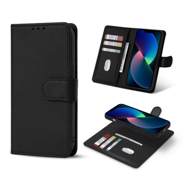 TF Magnetic 2-in-1 Bookcase - iPhone 16 Plus - Zwart