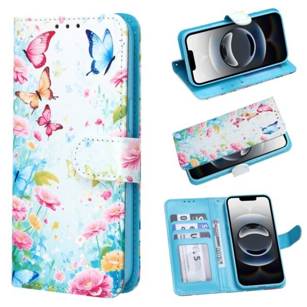 samsung-a20e-bookcase-print-luipaard-113933-nl-S.jpg iPhone 18 Pro Max - Bookcase Print - Multi Bloemen en Vlinders