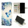 iPhone 16 Pro - Bookcase Print - Vlinder Blauw